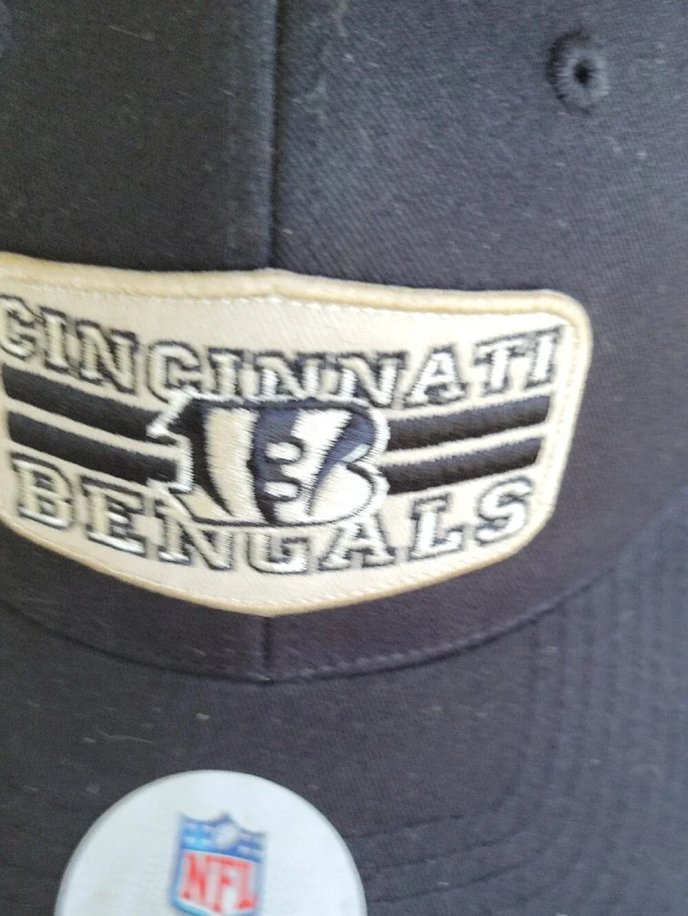 NFL Cincinnati Bengals Hat with NFL Tags Black And Gray